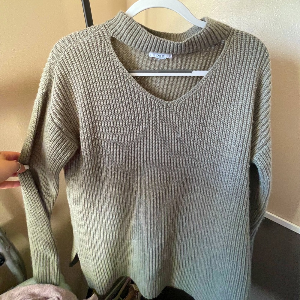 Green sweater